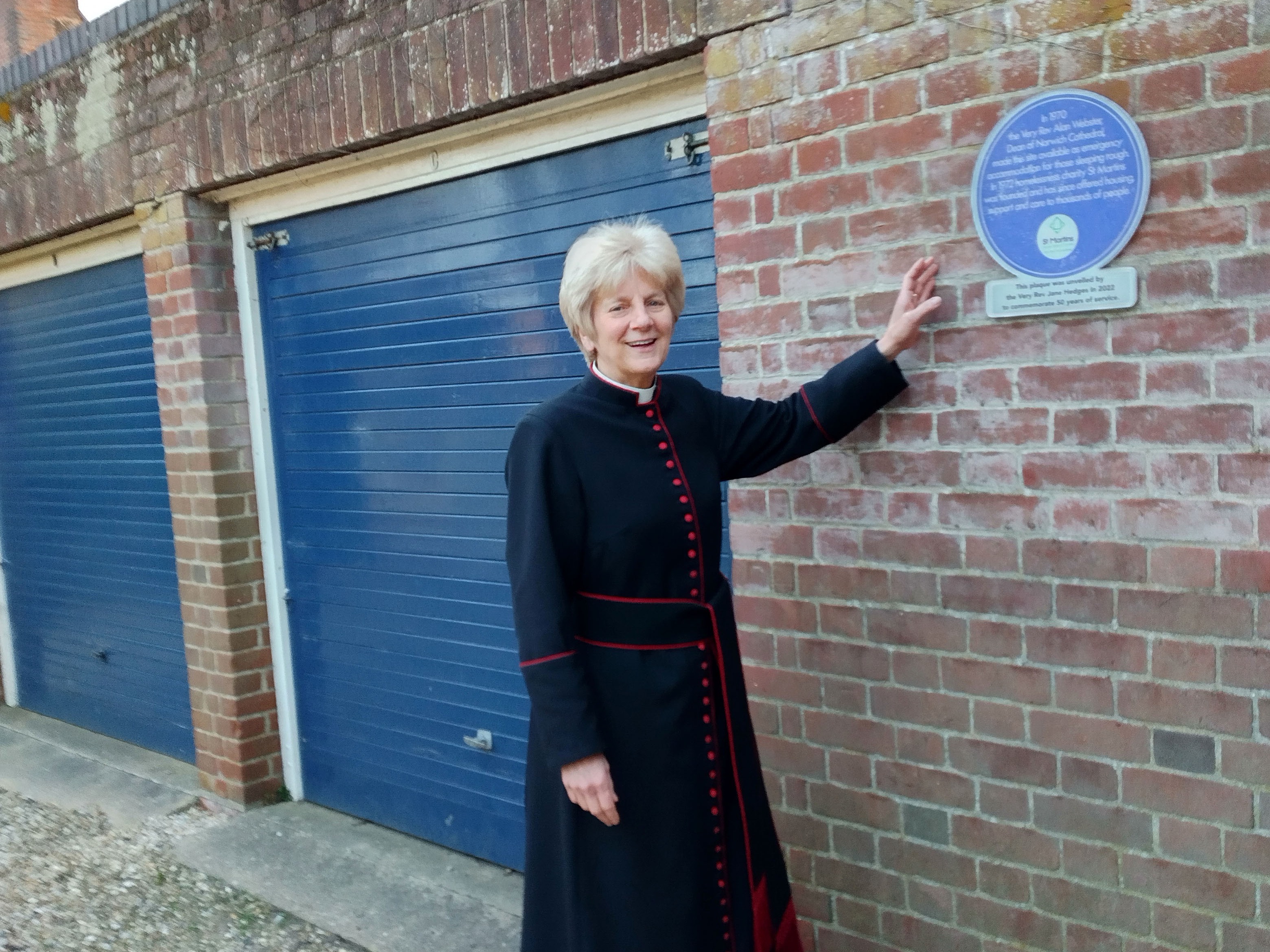 Jane Hedges and Plaque