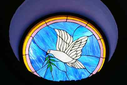peace dove window 404AT