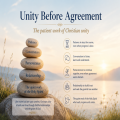 Unity Before Agreement?