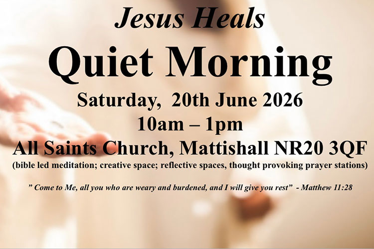 Pause for a Quiet Morning in Mid Norfolk Church